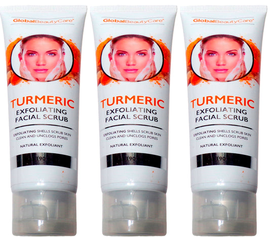 Turmeric SPASCRIPTIONS Exfoliating Facial Scrub with Natural Exfoliant 5 oz Set