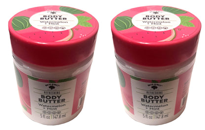 Refreshing Body Butter - Watermelon & Mint 5fl oz./147.8ml (Set of 2 Pack)