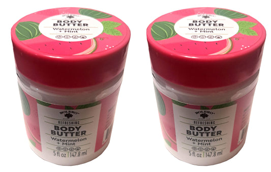 Refreshing Body Butter - Watermelon & Mint 5fl oz./147.8ml (Set of 2 Pack)