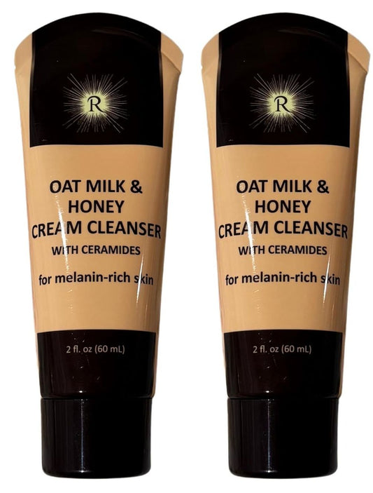 Oat Milk & Honey Facial Cream Cleanser with Ceramides, For Melanin-Rich Skin