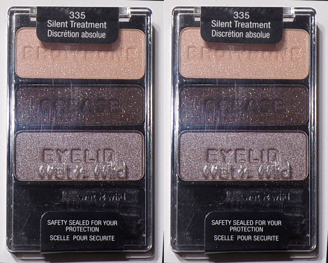 Wet n Wild Color Icon Collection Eyeshadow Trio # 335 Silent Treatment Set of 2