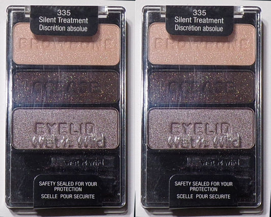 Wet n Wild Color Icon Collection Eyeshadow Trio # 335 Silent Treatment Set of 2