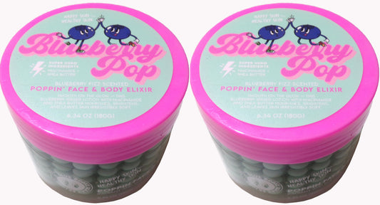 Blueberry Pop Blueberry Fizz Scented Poppin' Face & Body Elixir (6.34 oz) Set