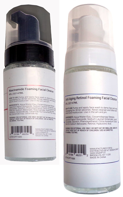 Revive RX - Foaming Facial Cleanser, Niacinamide Foaming Cleanse (Set of 2)