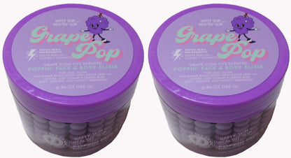 Grape Pop Grape Soda Fizz Scented Poppin' Face & Body Elixir (6.34 oz) Set