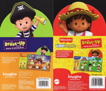 Little People - My Dress-Up Friends Sticker & Activity Book 100 + 80 Stickers (Set of 2 Books)