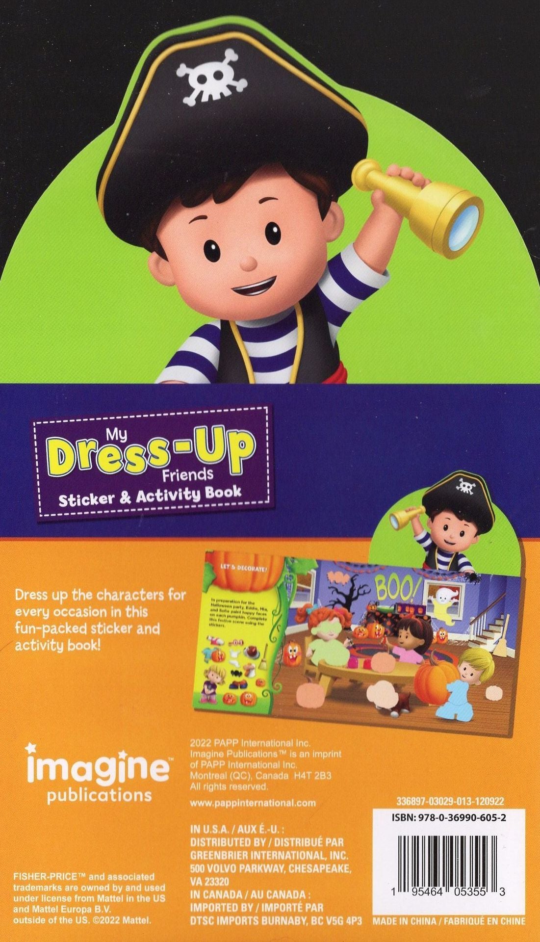 Little People - My Dress-Up Friends Sticker & Activity Book 100 Stickers