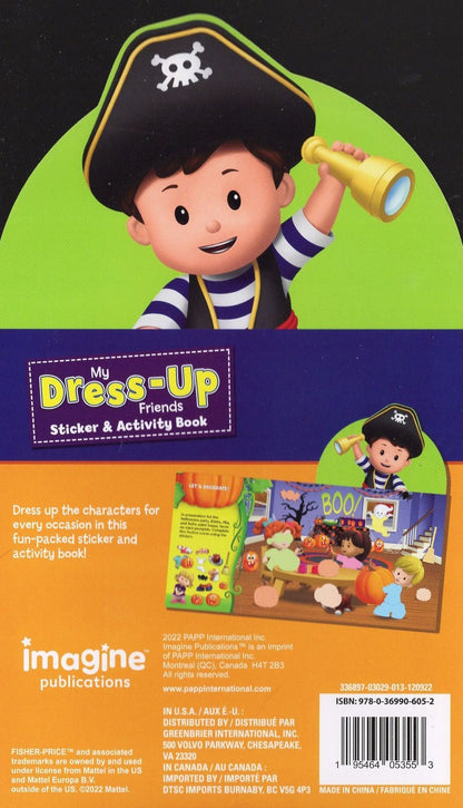 Little People - My Dress-Up Friends Sticker & Activity Book 100 Stickers