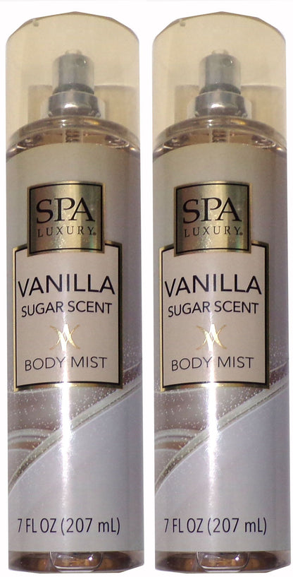 Spa Luxury Vanilla Sugar Scent Body Mist 7 oz