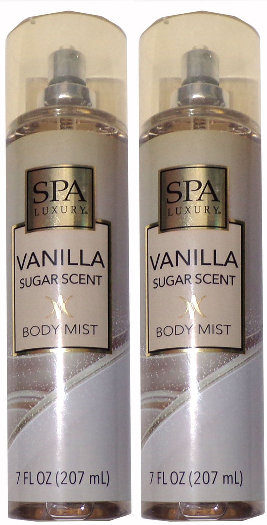 Spa Luxury Vanilla Sugar Scent Body Mist 7 oz