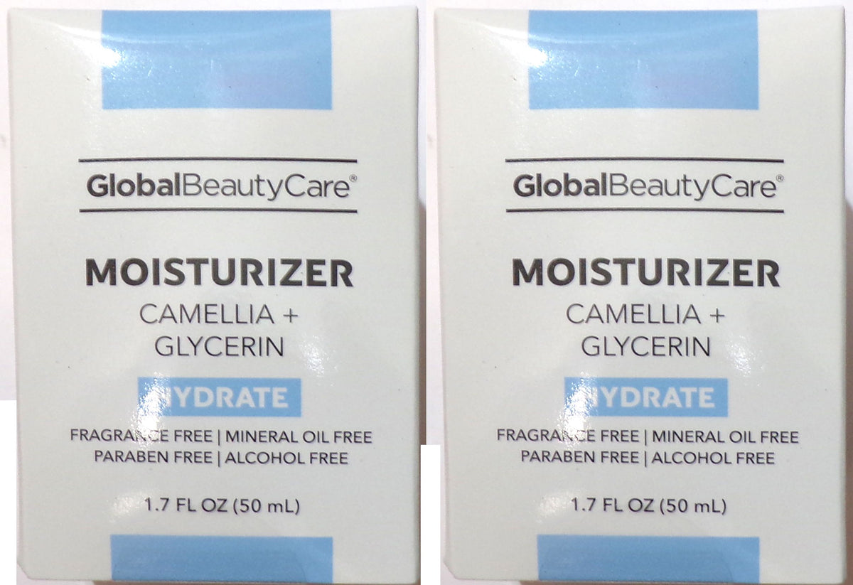 Global Beauty Care Camellia + Glycerin Moisturizer 2-Pack, 1.7 fl. oz. each