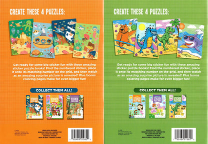 Under the Sea & Totally Rad - Sticker Puzzle Book