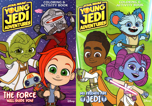 Star Wars - The Forse will Guide you! & My Friends are Jedi - Coloring Book Set