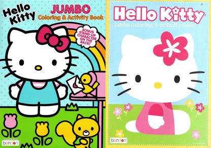 Hello Kitty - Jumbo Coloring & Activity Book (Set of 2 Books) v9