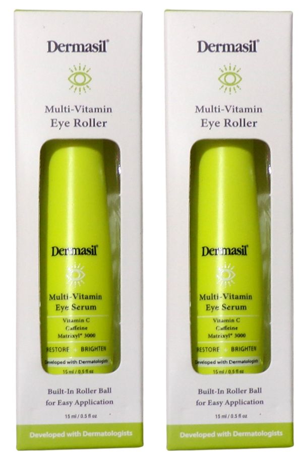 Dermasil Multi-Vitamin Eye Serum - Vitamin C, Caffeine, Matrixyl (Set of 2)
