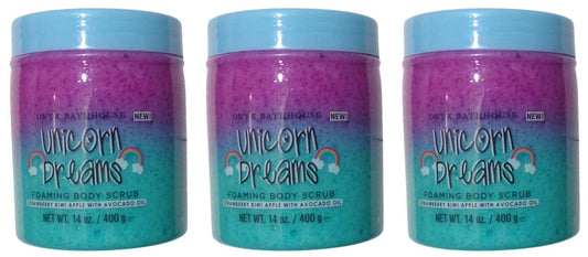 Onyx Bathhouse Foaming Body Scrub Unicorn Dreams 14 oz