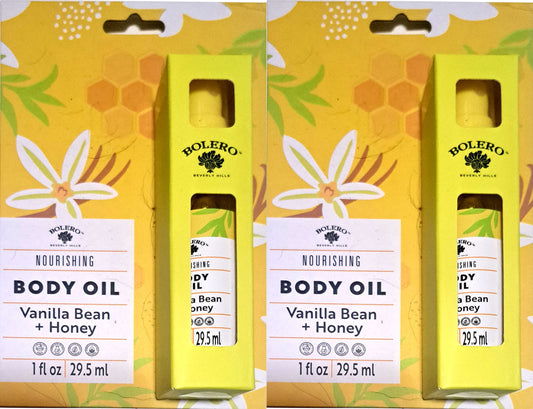Nourishing Body Oil - Vanilla Bean & Honey for all skin types 1fl oz./29.5ml