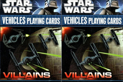 Star Wars Vehicles Playing Cards Villains (Set of 2)