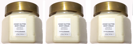 River & Rowe Honey Butter Body Cream (3-Pack / 5 fl oz / 147 mL each)