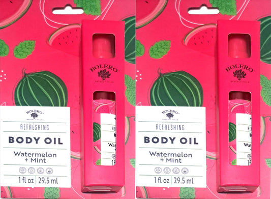 Refreshing Body Oil - Watermelon & Mint for all skin types 1fl oz./29.5ml