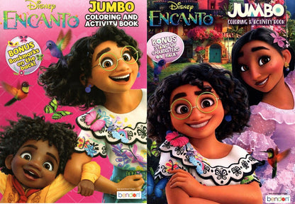 Disney Encanto - Jumbo Coloring & Activity Book (Set of 2 Books)