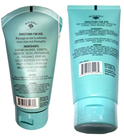 Hydrating Body Scrub & Foot Scrub - Coconut Milk & Lavender (Set of 2 Pack)
