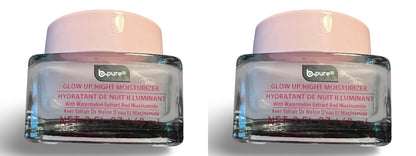b-pure Glow Up Night Moisturizer With Watermelon Extract and Niacinamide Set of 2 Pack