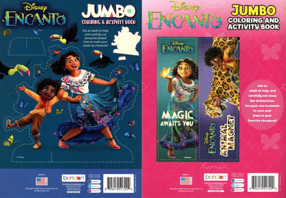 Disney Encanto - Jumbo Coloring & Activity Book (Set of 2 Books)