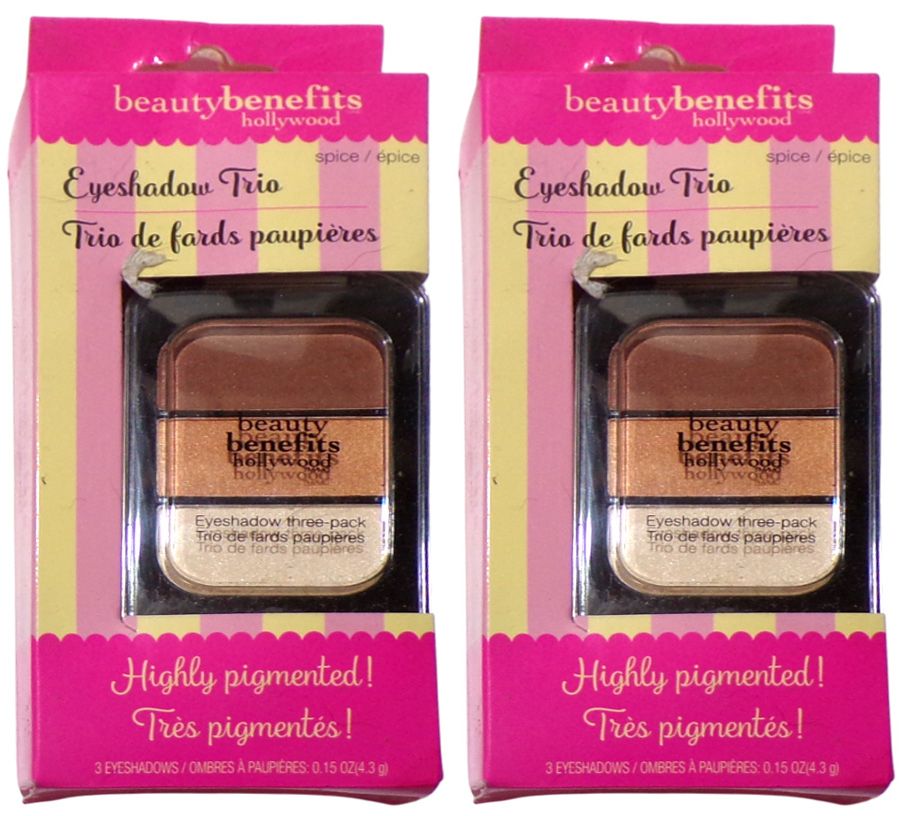 Beauty Benefits Eyeshadow Trio spice (Set of 2)