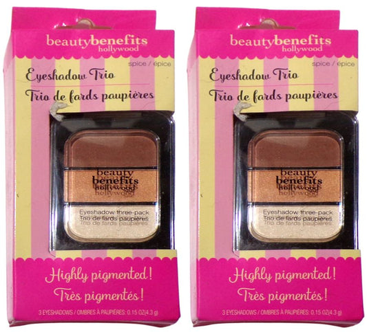 Beauty Benefits Eyeshadow Trio spice (Set of 2)