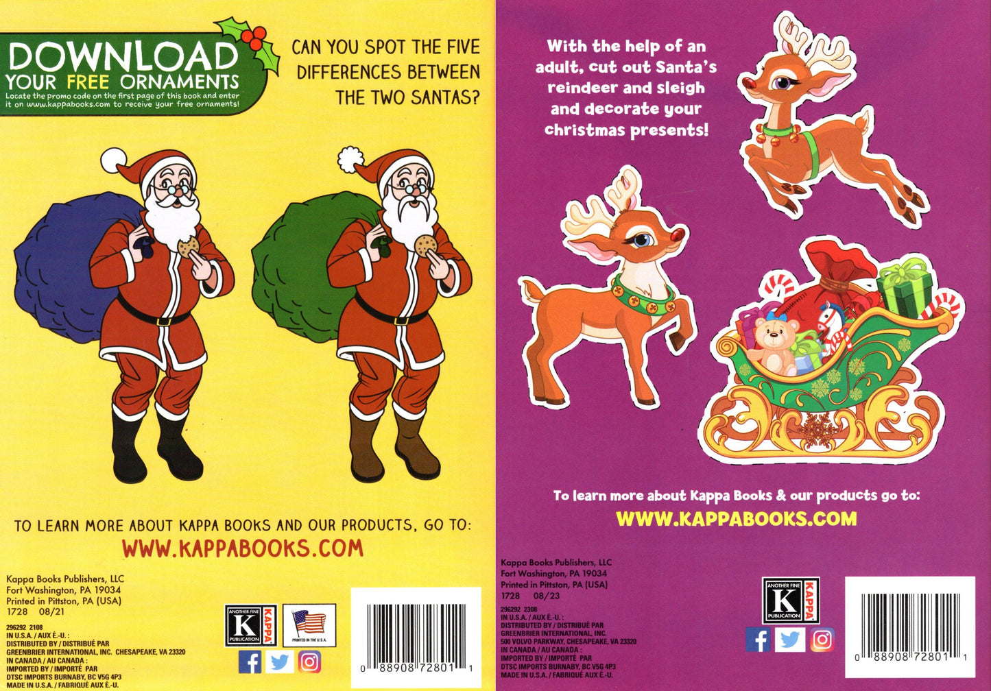 Special Delivery & The Night Before - Jumbo Coloring & Activity Book (Set of 2)