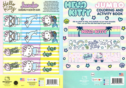 Hello Kitty - Jumbo Coloring & Activity Book (Set of 2 Books)