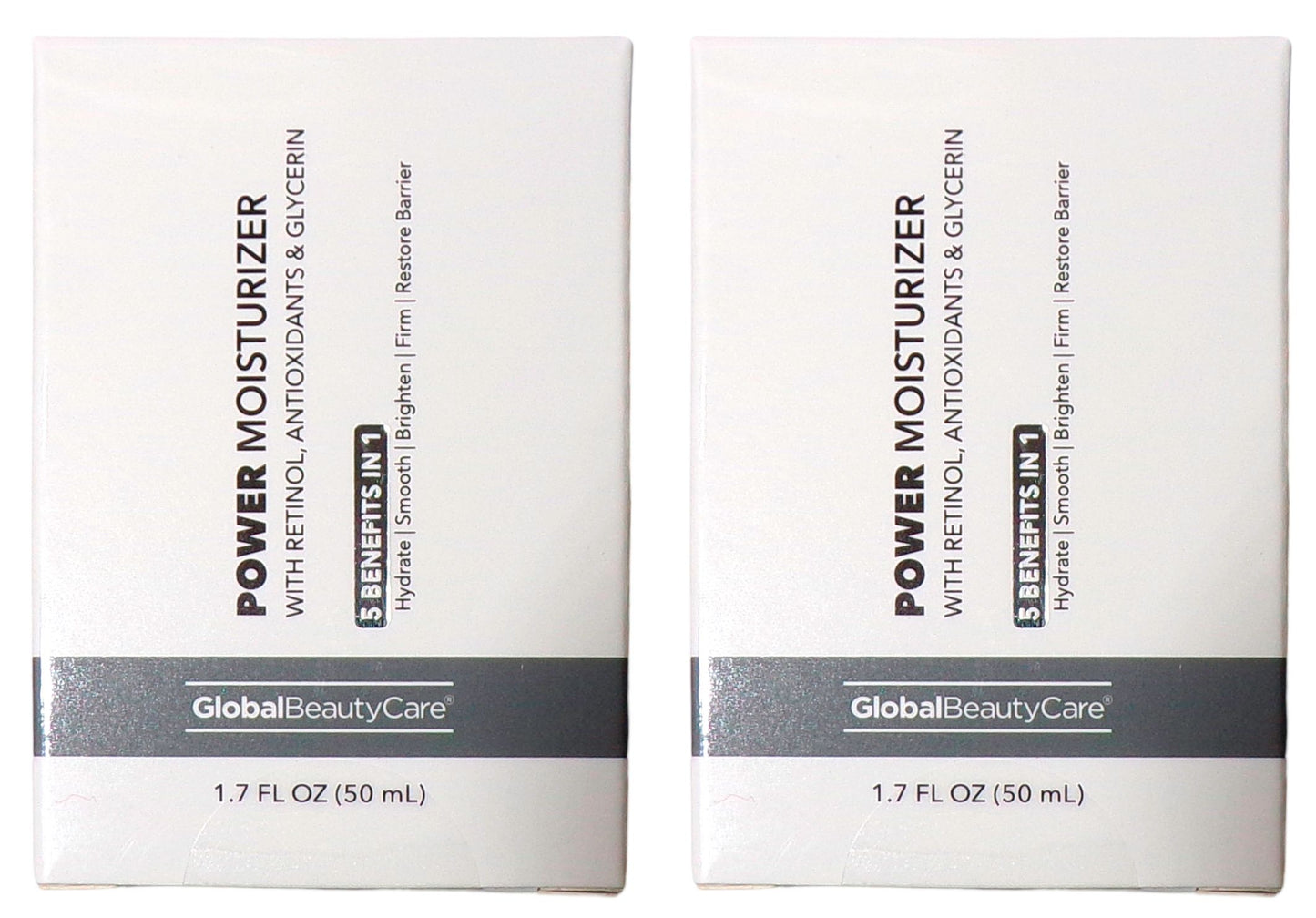 Global Beauty Care Power Moisturizer - Retinol 1.7 oz (Set of 2)