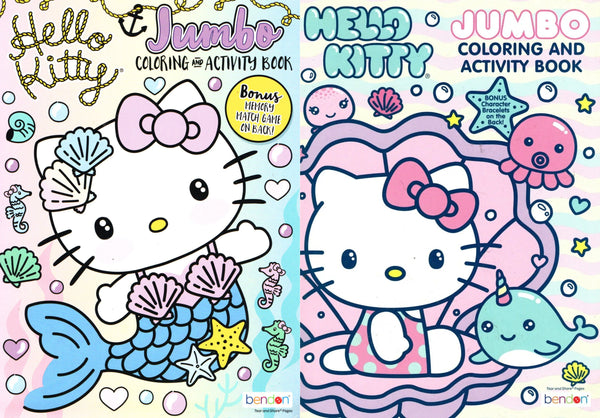 Hello Kitty - Jumbo Coloring & Activity Book (Set of 2 Books) – Pelican ...