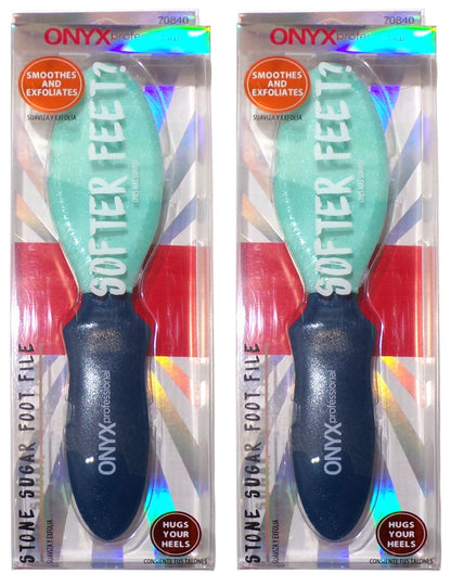 Onyx Feet Stone Sugar File Softer Feet New Feet (Set of 2)