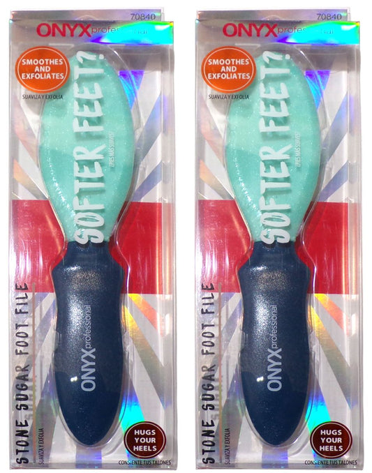 Onyx Feet Stone Sugar File Softer Feet New Feet (Set of 2)