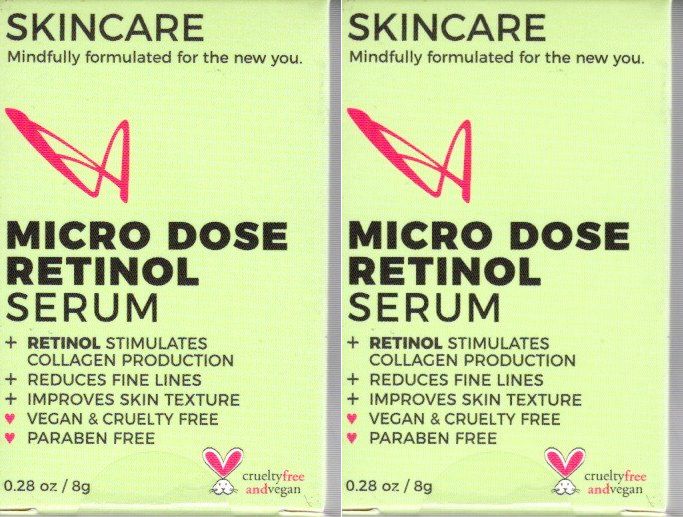 LASplash Skincare Micro Dose Retinol Serum 2-Pack, 0.56 oz.