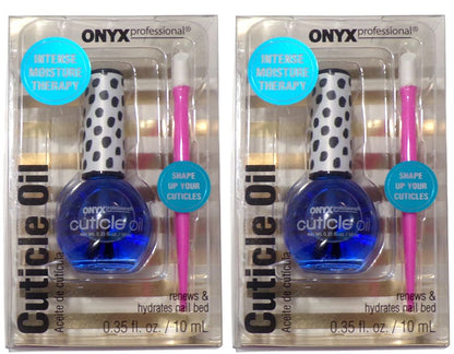 ONYX Professional CUTICLE OIL + Cuticle Pusher INTENSE MOISTURE THERAPY Set