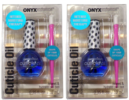ONYX Professional CUTICLE OIL + Cuticle Pusher INTENSE MOISTURE THERAPY Set