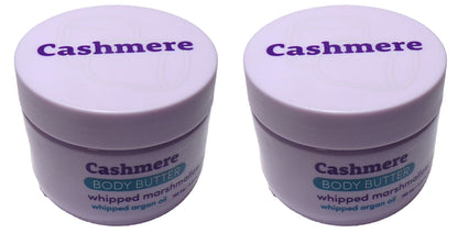 Cashmere Body Butter Whipped Marshmallow Scent with Argan Oil 5.07 fl oz Set