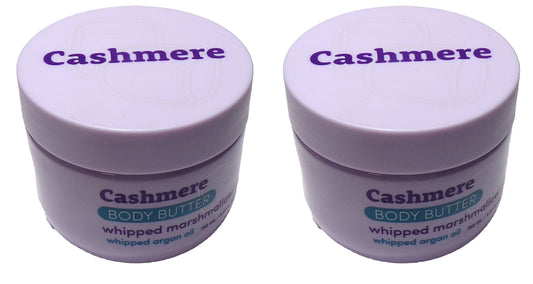 Cashmere Body Butter Whipped Marshmallow Scent with Argan Oil 5.07 fl oz Set