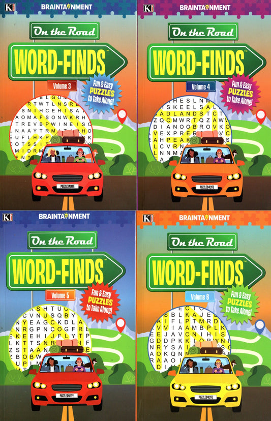 Pocket Size On the Road Word-Finds - Over 58 Challenging Puzzles Vol.3-6