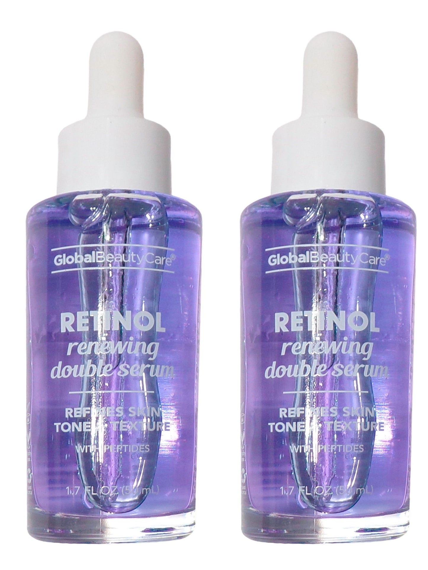 Global Beauty Care Retinol Renewing Double Serum (Set of 2)