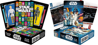 AQUARIUS Star Wars & Star Wars Vintage Kenner Action Figures - Playing Cards Set