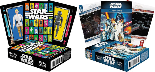 AQUARIUS Star Wars & Star Wars Vintage Kenner Action Figures - Playing Cards Set
