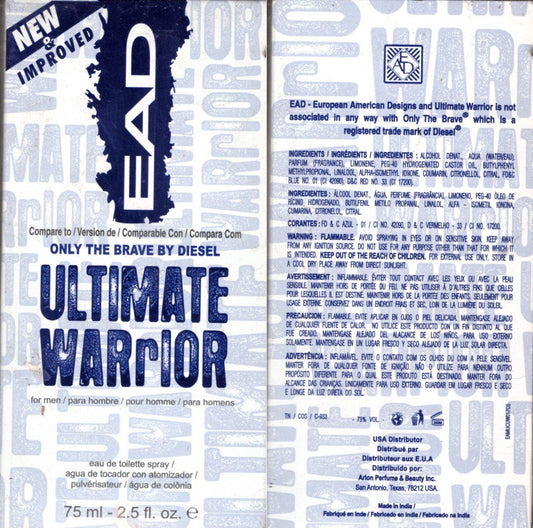 Only The Brave By Diesel Impression Ultimate Warrior