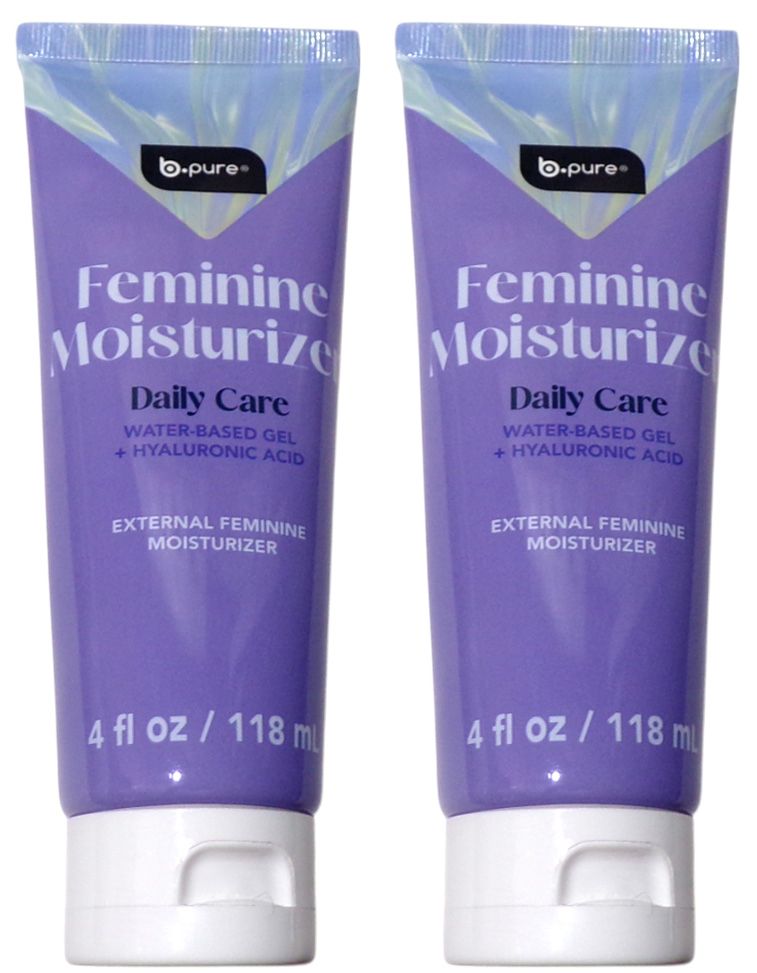 b pure Feminine Moisturize Daily Care Water Based Hyaluronic Acid 4 fl oz Set