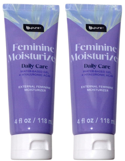 b pure Feminine Moisturize Daily Care Water Based Hyaluronic Acid 4 fl oz Set
