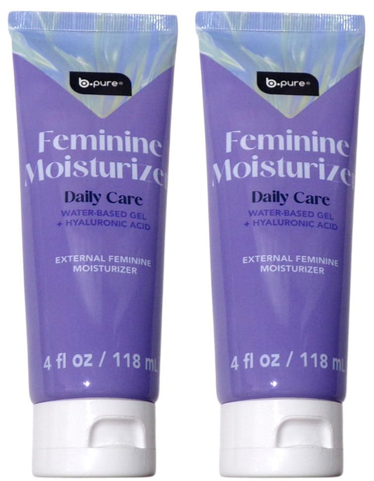 b pure Feminine Moisturize Daily Care Water Based Hyaluronic Acid 4 fl oz Set