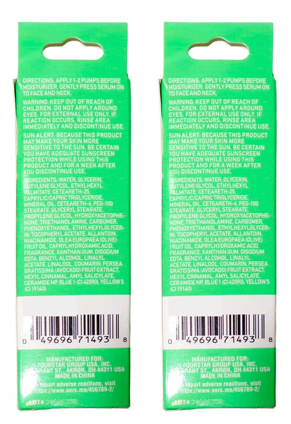 B-Pure Glow Up Renewing Serum, Avocado Extract & Ceramides, 1 fl (Set of 2)